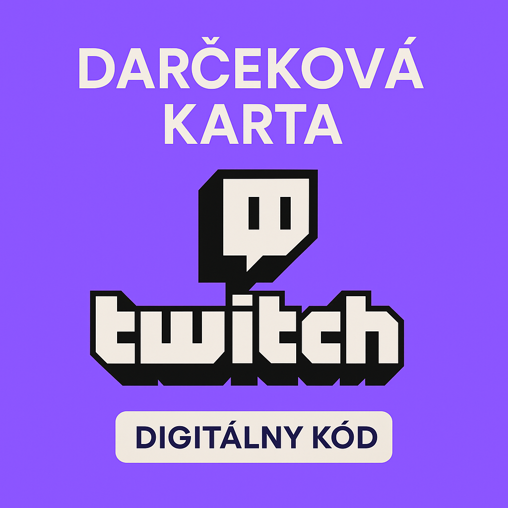 Twitch Darčeková Karta